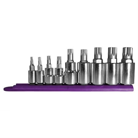 9PC Triple Square Socket Bit Set